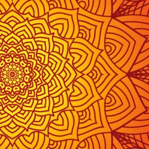 Orange Mandala
